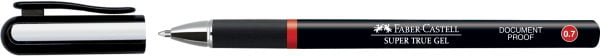 PIX CU GEL 0.7MM SUPER TRUE GEL ROSU FABER-CASTELL – poza 1
