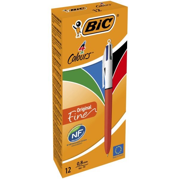 PIX CU MECANISM 4 CULORI FINE BIC – poza 2