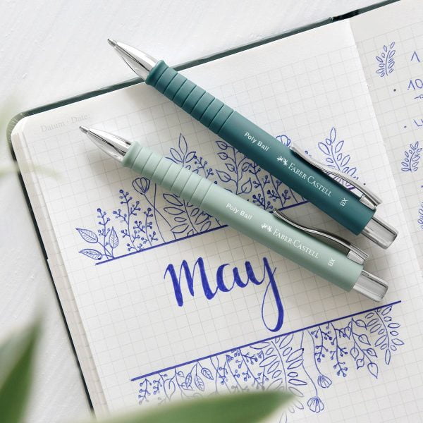 PIX CU MECANISM VERDE SMARALD POLY BALL XB FABER-CASTELL – poza 1