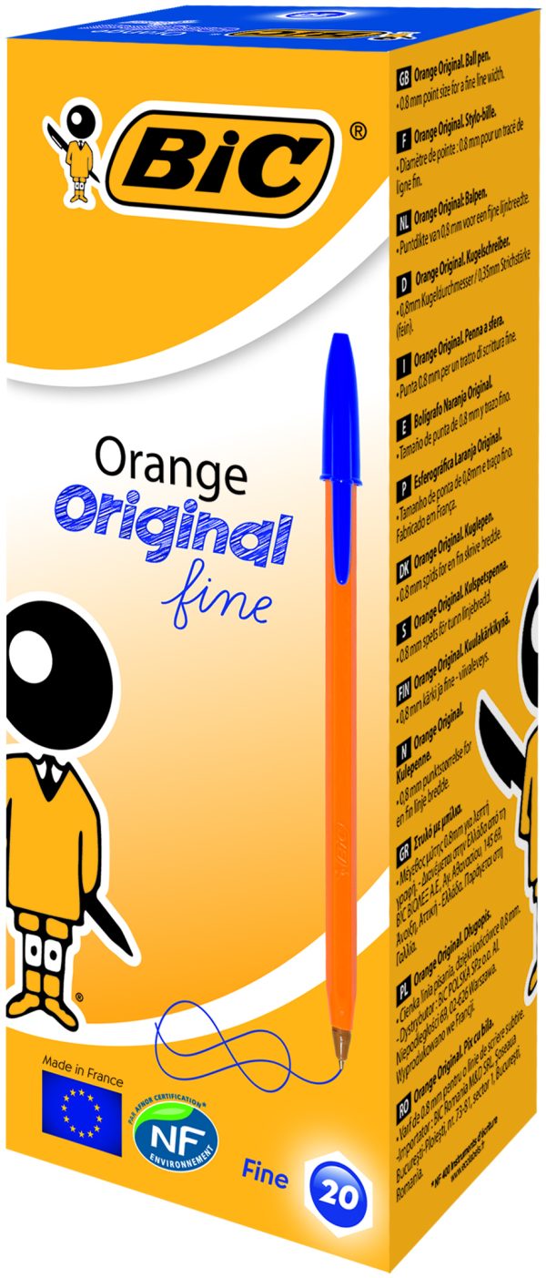 PIX UNICA FOLOSINTA ALBASTRU 20/CUT ORANGE BIC – poza 1