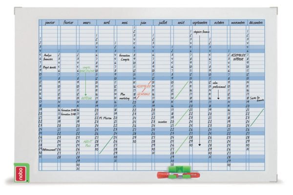 PLANNER MAGNETIC ANUAL 90*60 CM PERFORMANCE NOBO – poza 1