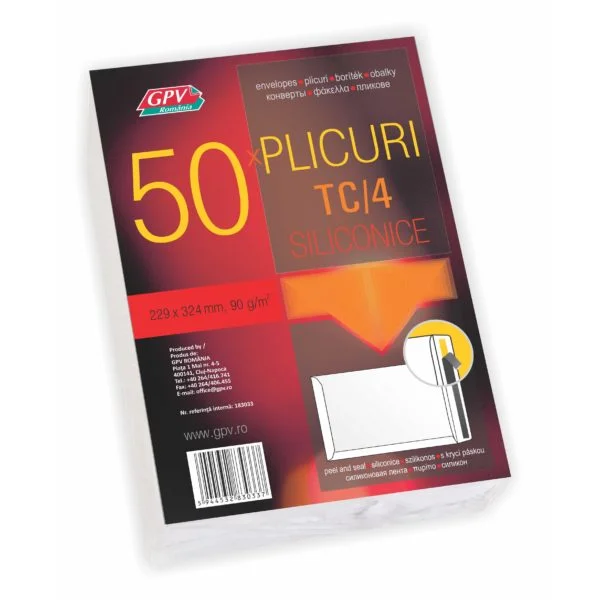 PLIC C4 SILICON 90G 229*324MM ALB TIP T 50/S GPV – poza 1
