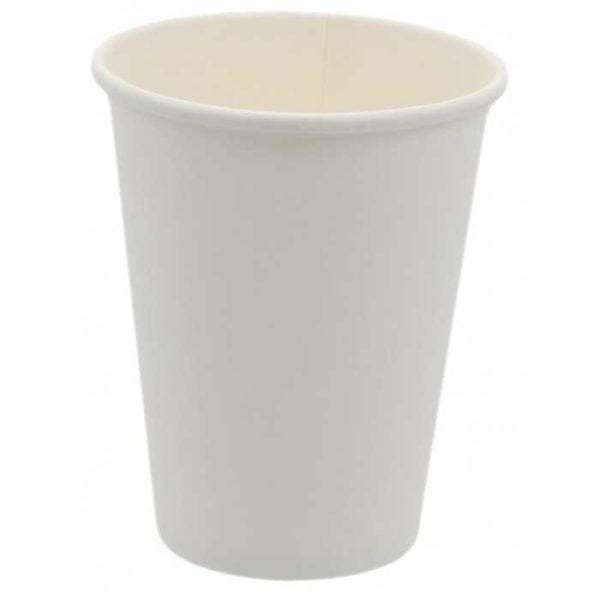 Pahare din carton alb 12oz d80mm  50 buc/set – poza 2