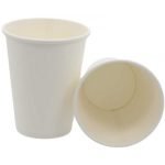 Pahare din carton alb 12oz d80mm  50 buc/set – poza 1