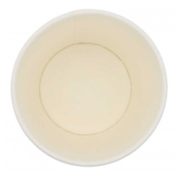 Pahare din carton alb 12oz d80mm  50 buc/set – poza 3