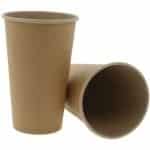 Pahare din carton kraft natur 16oz d90mm  50 buc/set – poza 1