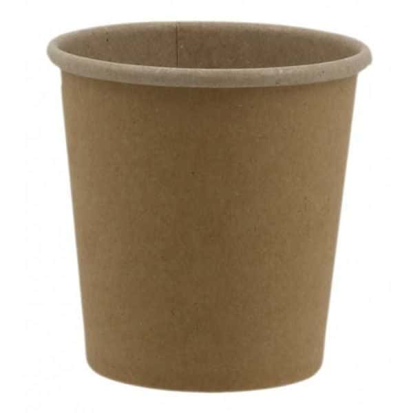 Pahare din carton kraft natur 4oz d62mm  50 buc/set – poza 2