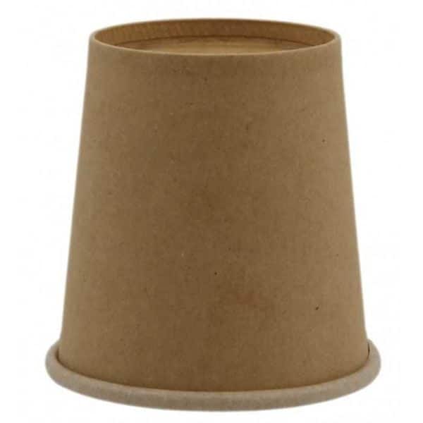 Pahare din carton kraft natur 4oz d62mm  50 buc/set – poza 3