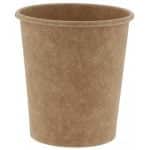 Pahare din carton kraft natur 7oz d73mm  50 buc/set – poza 2