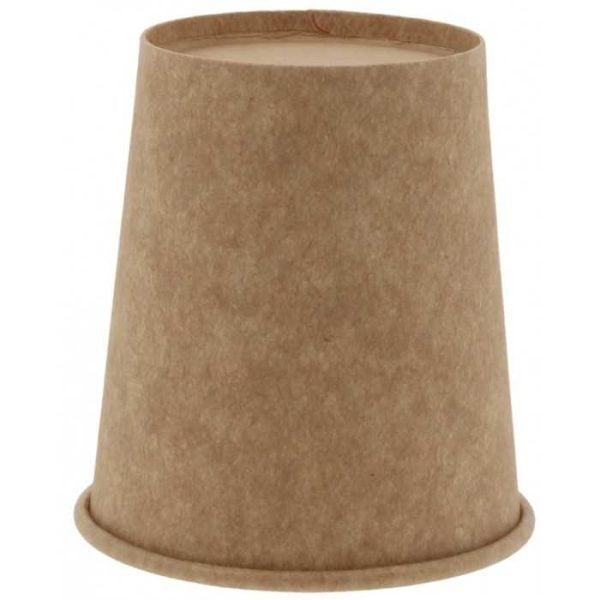 Pahare din carton kraft natur 7oz d73mm  50 buc/set – poza 3