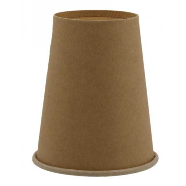 Pahare din carton kraft natur 8oz d80mm  50 buc/set – poza 3