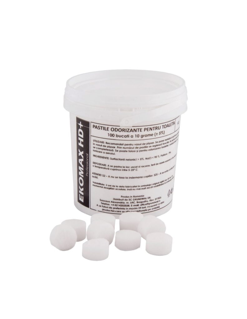 Pastile pisoar Ekomax Urinal Pine parfum pin, cutie 1kg – poza 1