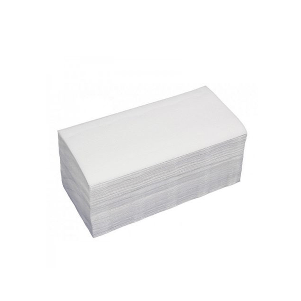 Prosop Pliat V Alb, 2 straturi, 22*23 cm 20 set/bax – poza 1