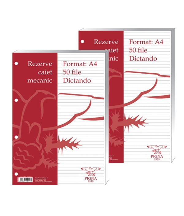 REZERVA CAIET MECANIC A4 50F DR PIGNA – poza 1