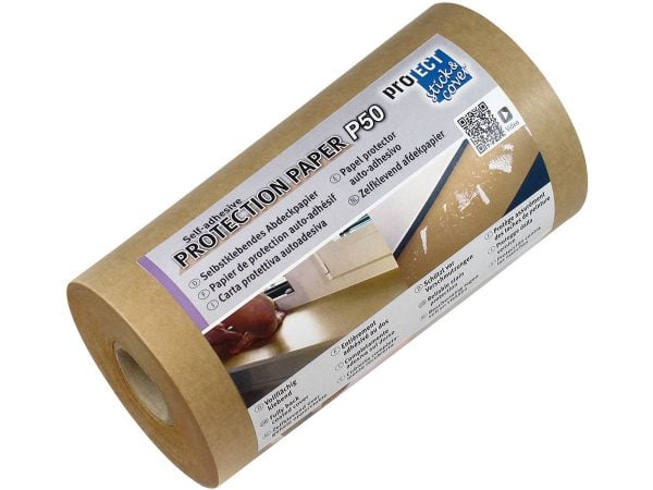 ROLA AUTOADEZIVA KRAFT 50G 15CM*50M PENTRU PROTECTIE SUPRAFETE INFO NOTES – poza 1
