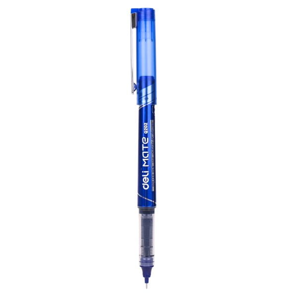 ROLLER FREE INK 0.5MM ALBASTRU DELI – poza 3