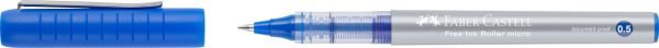 ROLLER FREE INK 0.5MM ALBASTRU FABER-CASTELL – poza 1