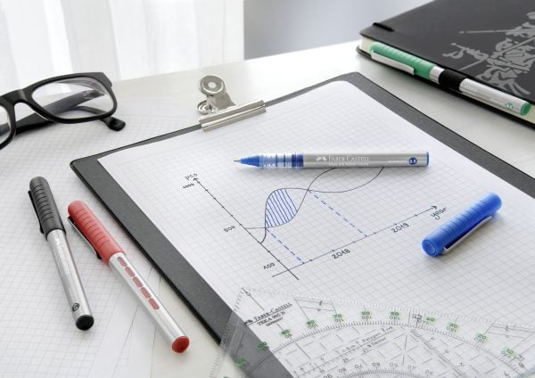 ROLLER FREE INK 0.5MM NEGRU FABER-CASTELL – poza 3
