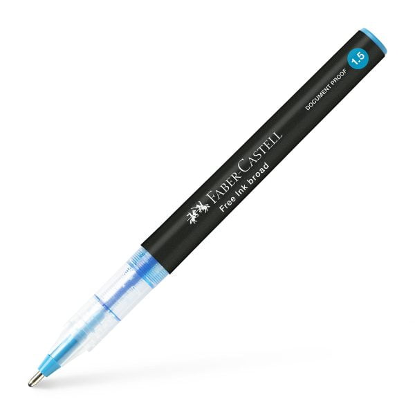 ROLLER FREE INK 1.5MM BLEU FABER-CASTELL – poza 2