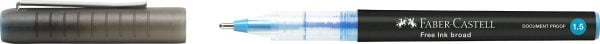 ROLLER FREE INK 1.5MM BLEU FABER-CASTELL – poza 1