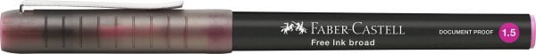 ROLLER FREE INK 1.5MM ROZ FABER-CASTELL – poza 3