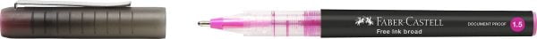 ROLLER FREE INK 1.5MM ROZ FABER-CASTELL – poza 1