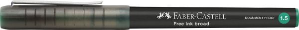 ROLLER FREE INK 1.5MM VERDE FABER-CASTELL – poza 3