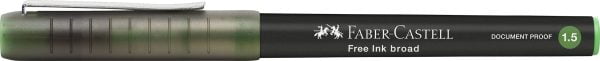 ROLLER FREE INK 1.5MM VERNIL FABER-CASTELL – poza 3