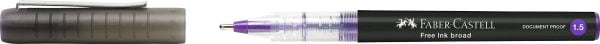 ROLLER FREE INK 1.5MM VIOLET FABER-CASTELL – poza 1
