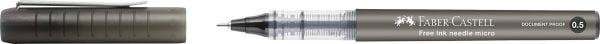 ROLLER FREE INK NEEDLE 0.5MM NEGRU FABER-CASTELL – poza 1
