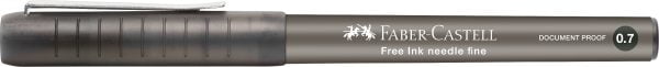 ROLLER FREE INK NEEDLE 0.7MM NEGRU FABER-CASTELL – poza 3
