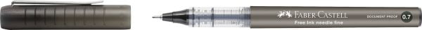 ROLLER FREE INK NEEDLE 0.7MM NEGRU FABER-CASTELL – poza 1
