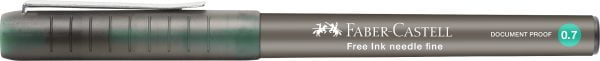 ROLLER FREE INK NEEDLE 0.7MM VERDE FABER-CASTELL – poza 3