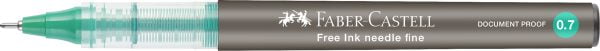 ROLLER FREE INK NEEDLE 0.7MM VERDE FABER-CASTELL – poza 4