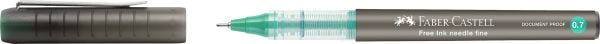 ROLLER FREE INK NEEDLE 0.7MM VERDE FABER-CASTELL – poza 1