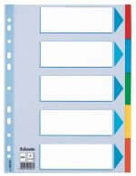 SEPARATOARE INDEX CARTON 5 COLI STANDARD ESSELTE – poza 1