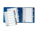 SEPARATOARE INDEX CARTON 6 COLI  MYLAR ESSELTE – poza 2