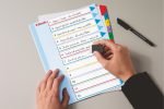 SEPARATOARE INDEX PLASTIC 1-12 REINSCRIPTIBIL ESSELTE – poza 3