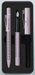 SET CADOU STILOU + PIX GRIP 2011 GLAM PEARL FABER-CASTELL – poza 1