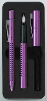 SET CADOU STILOU + PIX GRIP 2011 GLAM VIOLET FABER-CASTELL – poza 1