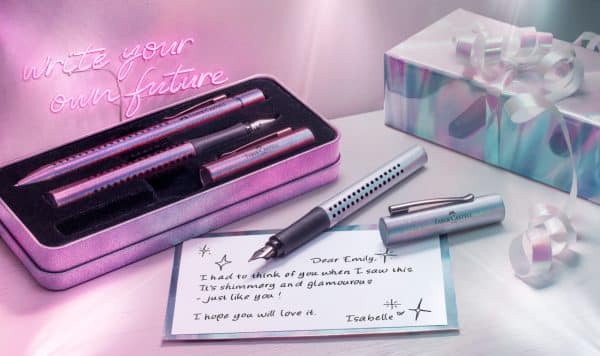 SET CADOU STILOU + PIX GRIP 2011 GLAM VIOLET FABER-CASTELL – poza 3