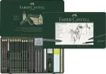 SET PITT MONOCHROME GRAFIT 26 BUC FABER-CASTELL – poza 2