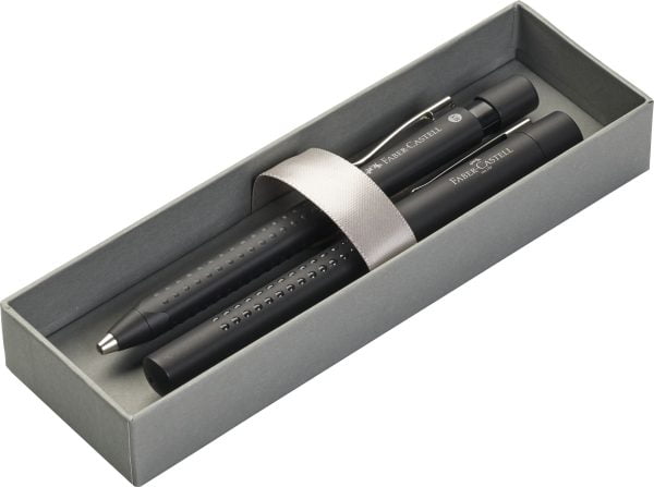 SET STILOU + PIX GRIP 2011 NEGRU FABER-CASTELL – poza 1