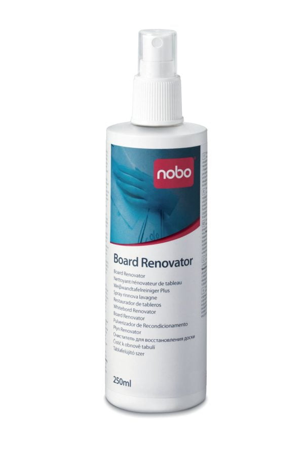 SPRAY PENTRU RENOVARE WHITEBOARD 250ML NOBO – poza 1
