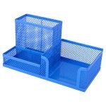SUPORT BIROU 3 COMPARTIMENTE MESH COLOR DELI – poza 2