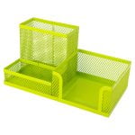 SUPORT BIROU 3 COMPARTIMENTE MESH COLOR DELI – poza 3