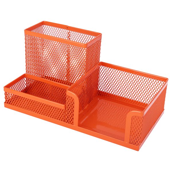 SUPORT BIROU 3 COMPARTIMENTE MESH COLOR DELI – poza 4