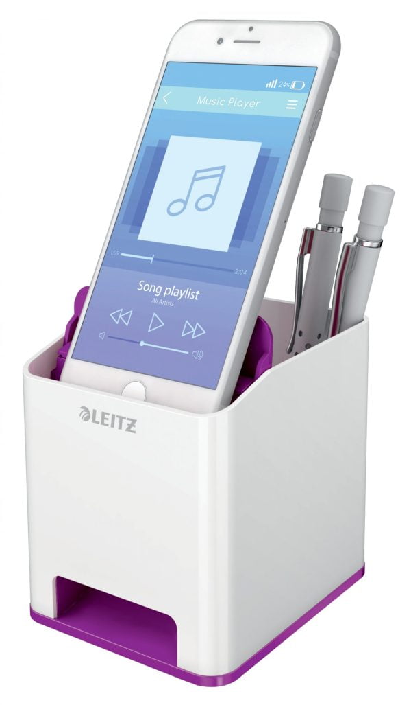 SUPORT INSTRUMENTE DE SCRIS AMPLIF SUNET MOV/ALB WOW LEITZ – poza 2