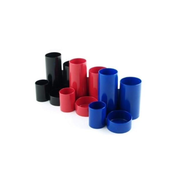 SUPORT TUBULAR BIROU 4 COMPARTIMENTE ROSU FLARO – poza 1