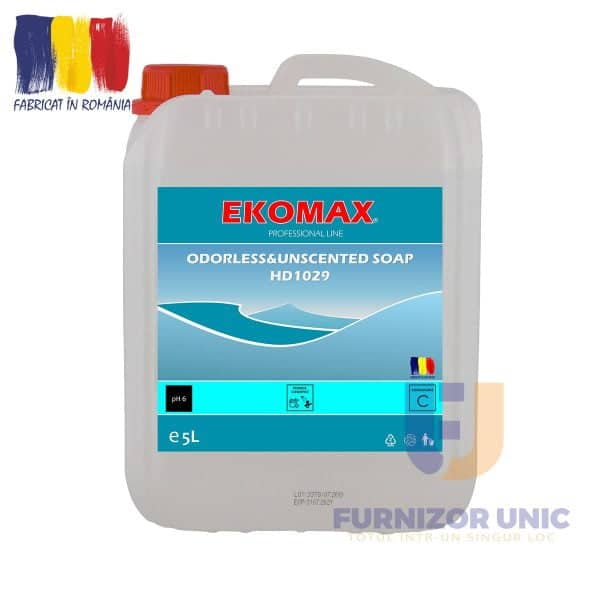 Sapun lichid EKOMAX Odorless&Unscented Soap 5L PET – poza 1